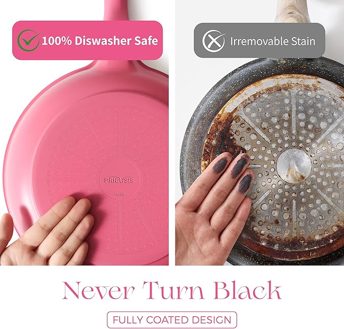 PRICUSIS Nonstick Ceramic Frying Pan