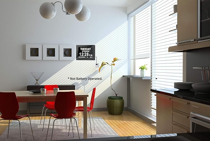 【New 2024】 Digital Calendar Alarm Day Clock -