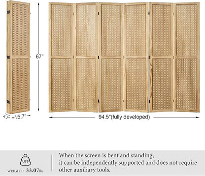 Pegboard Display, 5.6Ft Portable Freestanding Wall Organizer Wooden Room