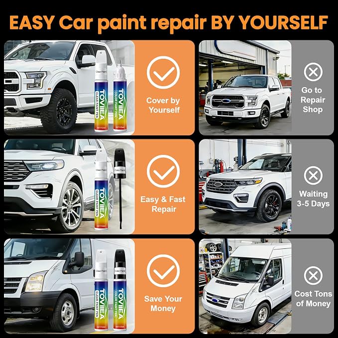 Nitro Yellow Metallic(GHS/WA660G) Touch Up Paint Compatible with Chevrolet,2-In-1 Car Scratch Remover Pen,Car Paint Scratch Repair Kit for Scratches,Chips & Nicks,2-PCS SET