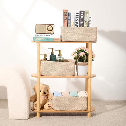 MiniArk Small Storage Baskets for Organizing | Closet Organizer Bins | Shelf