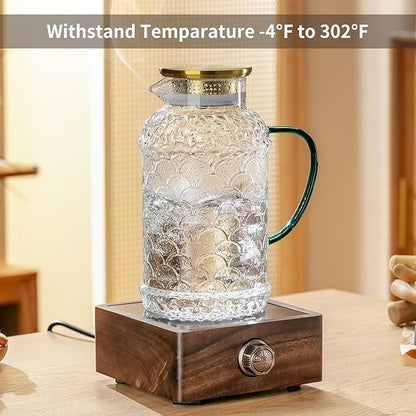Buaic 2 PACK Glass Pitcher