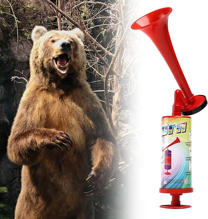 FARBIN Boat Air Horn Fog Horn Air homs for Safety for Wild Animals for Sports Events Party Airhorn loud Portable Pump Air Horn Hand Held