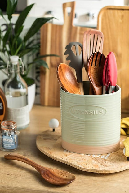 YHOSSEUN Kitchen Utensil Holder, Ceramic Utensil Holder
