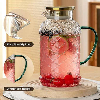 Buaic 2 PACK Glass Pitcher