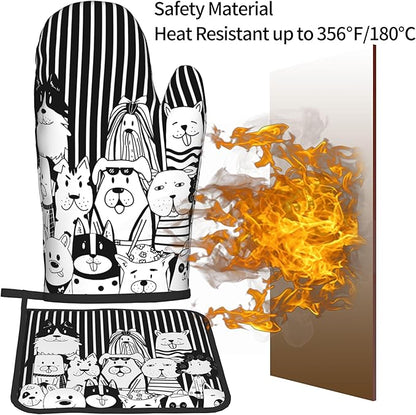 Dog Pot Holders and Oven Mitts