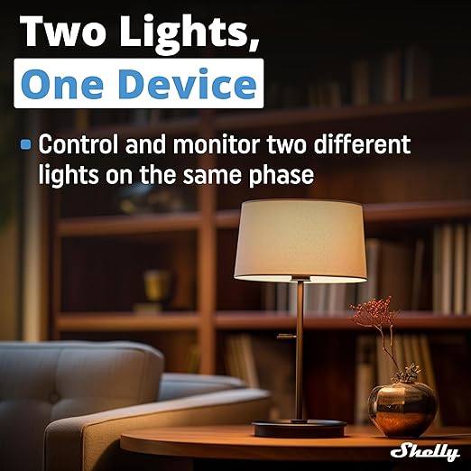 Shelly 2PM Gen3 | WiFi 2-Channel Smart Relay Switch
