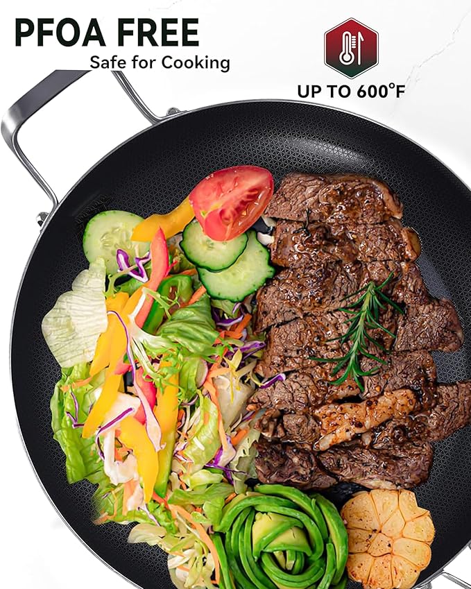 14-Inch Nonstick Hybrid Frying Pan