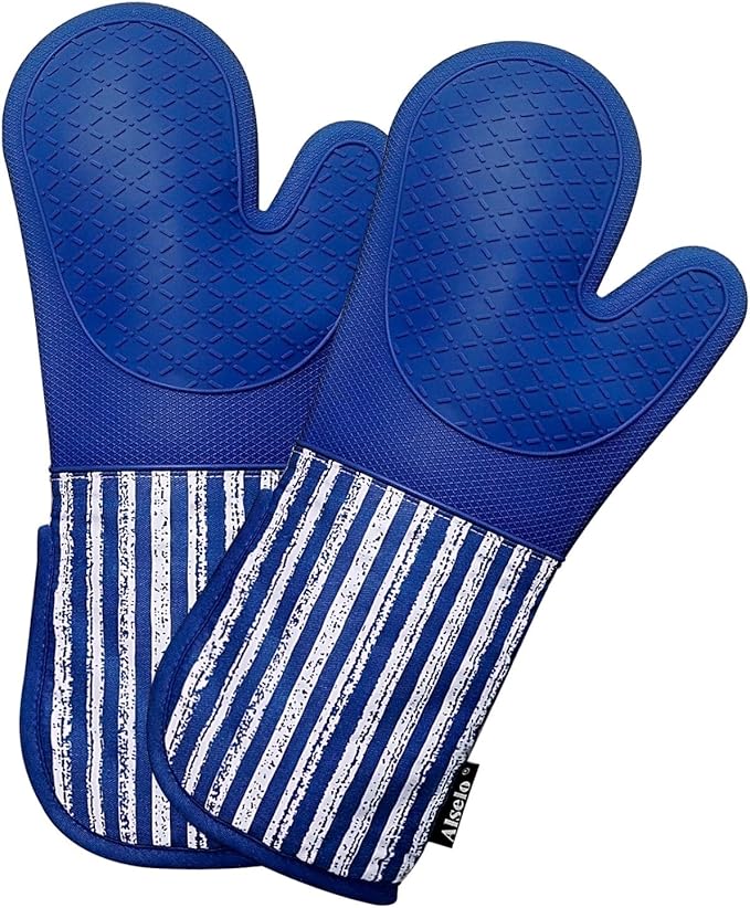 Alselo Silicone Oven Mitts Heat Resistant 932℉