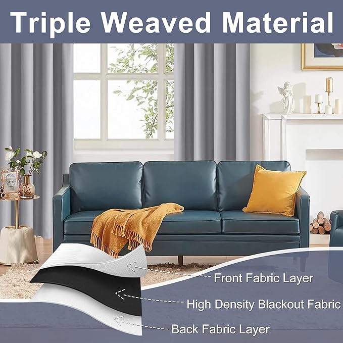 JIUZHEN 80 Inch Length Door Curtains