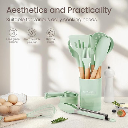 26 Pcs Silicone Cooking Utensils Set