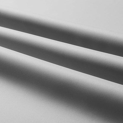 DUALIFE Ultimate Gray Blackout Curtain Panels/Drapes