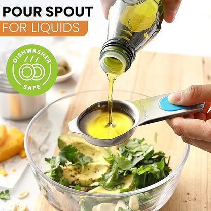 Spring Chef Magnetic Stainless Steel Measuring Cups, Kitchen Tools