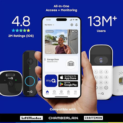 myQ Smart Garage Door Video Keypad