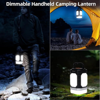 Sinvitron Camping Lantern Rechargeable??0,000mAh Portable Camping Lights, QC3.0 Fast Charging,1000 Lumens,350H Runtime,IPX5 Waterproof Emergency Light for Hurricanes,Power Outages,Camping