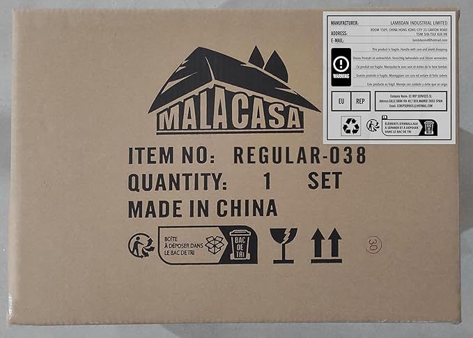 MALACASA Large Serving Bowls - 60 OZ (8") Salad Bowls Set of 2, White Mixing Bowls for Kitchen, Soup, Pasta and Dinner, Large Salad Bowls Set, Dishwasher & Oven Safe, Series REGULAR