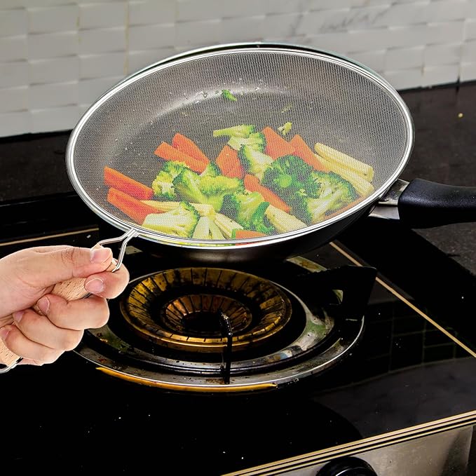 8.3Inch Grease Splatter Screen, Stainless Steel Splatter Screen