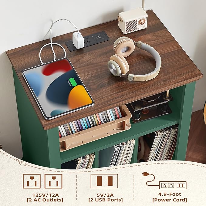 Joaxswe Record Player Stand