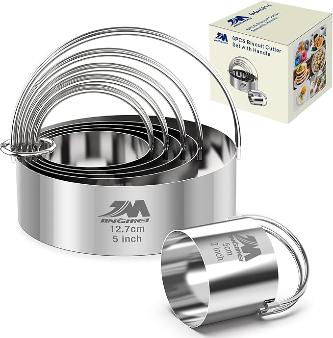 Biscuit Cutter Set for baking 2inch 2.5inch 3inch 3.5inch 4inch 5inch large