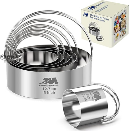 Biscuit Cutter Set for baking 2inch 2.5inch 3inch 3.5inch 4inch 5inch large