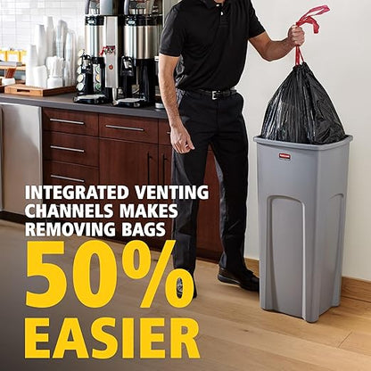 Rubbermaid Commercial Products Square Trash/Garbage Container