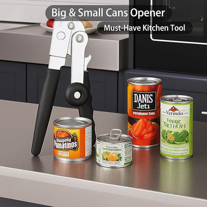 Manual Can Opener Heavy Duty Smooth Edge