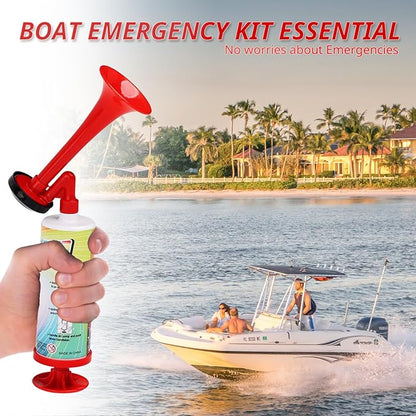 FARBIN Boat Air Horn Fog Horn Air homs for Safety for Wild Animals for Sports Events Party Airhorn loud Portable Pump Air Horn Hand Held