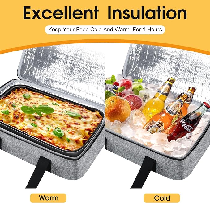 Insulated Casserole Carrier, Portable Casserole Carrier