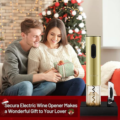 Secura Electric Wine Opener, Automatic Bottle Corkscrew Opener