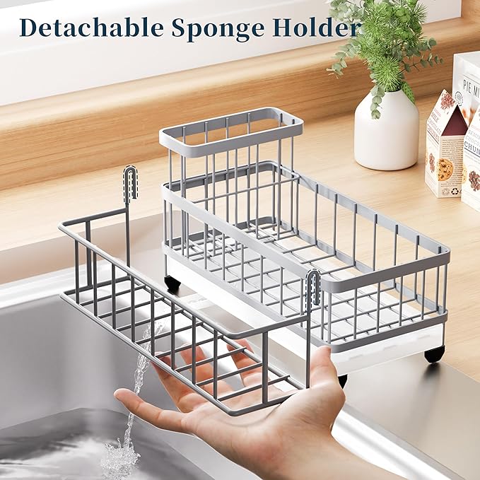 Consumest Sponge Holder for Kitchen Sink