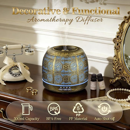 ARVIDSSON Essential Oil Diffuser, 500ml Aromatherapy Diffuser