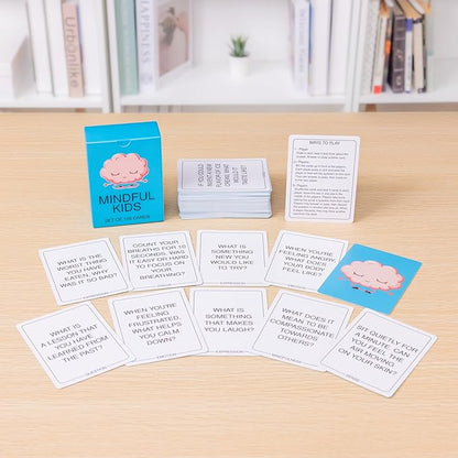 100 Mindfulness Conversation Cards for Kids - Enable Meaningful Conversations with Kids