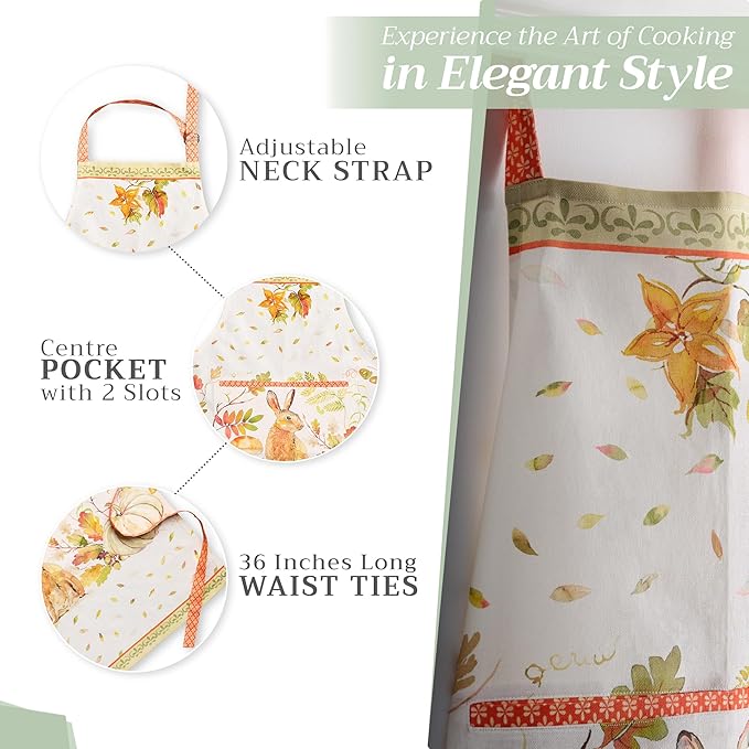 Maison d' Hermine 100% Cotton Apron