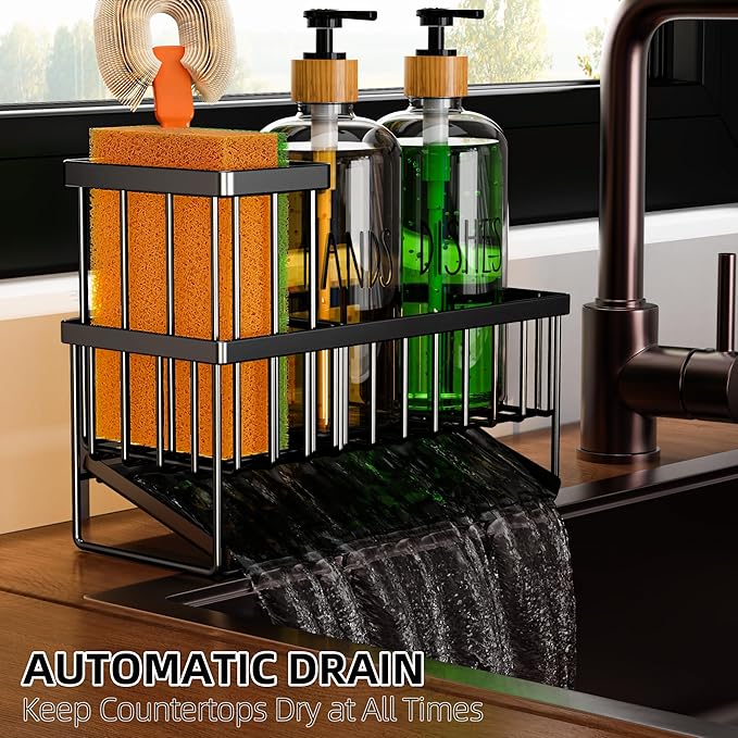 Cisily Kitchen Dish Soap Dispenser Set