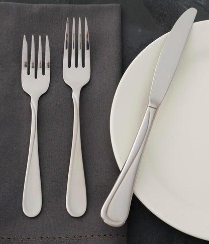 Oneida Flight Dinner Forks, 18/0 Stainless Steel, Set of 6