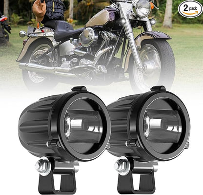 4WDKING 2" Motorcycle Accessories 20W Spot Driving Light Waterproof Off-Road Work Lamp for Motorcycle, ATV, UTV, Dirt Bike, 4x4 Pickup Truck, Boat, Trailer （2PCS）