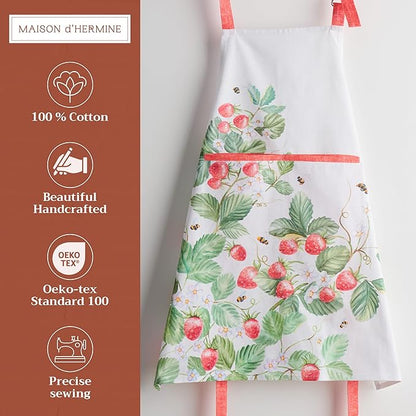 Maison d' Hermine 100% Cotton Apron