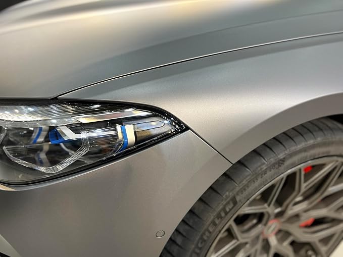 ColorFusion PPF by VViViD, Gunmetal Satin Stealth Metallic Dry Apply PPF Vinyl Car Wrap Roll 1.3ft x 5ft
