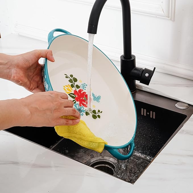 Baking Dish Casserole Dish Ceramic Au Gratin Baking Dish Lasagna Pan Oval