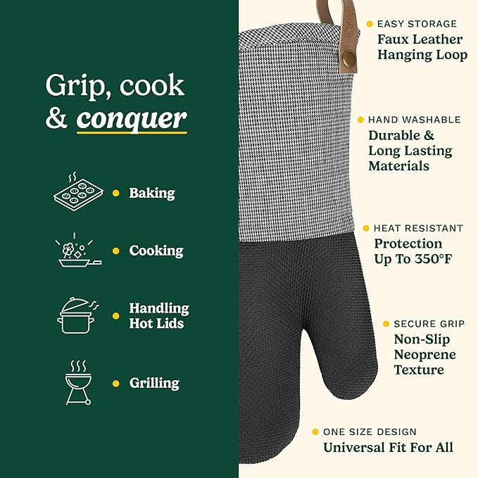 Cuisinart Kitchen Oven Mitts – Heat-Resistant Kitchen Mitts