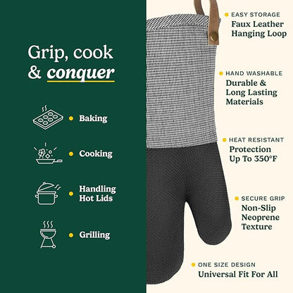 Cuisinart Kitchen Oven Mitts – Heat-Resistant Kitchen Mitts
