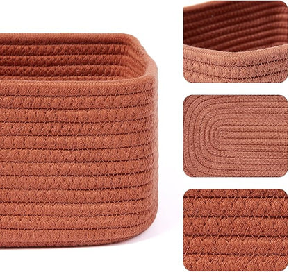 MiniArk Small Storage Baskets for Organizing | Closet Organizer Bins | Shelf