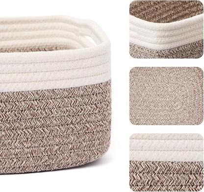 MiniArk Small Storage Baskets for Organizing | Closet Organizer Bins | Shelf