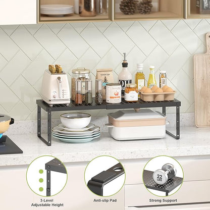 RUILALIFE Expandable Cabinet Organizer Shelf
