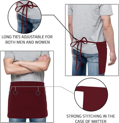 Utopia Wear 4 Pack Server Aprons