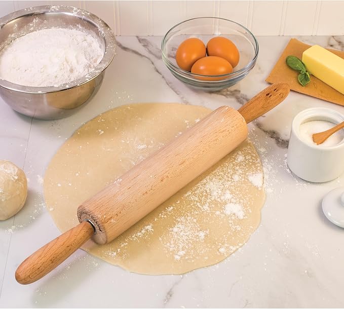 Mrs. Anderson’s Baking Wooden Rolling Pin, German Beechwood