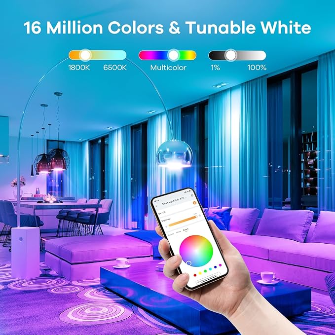 Linkind WiFi Smart Light Bulbs, Alexa Light Bulb Work