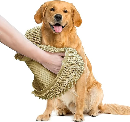 Muddy Mat Doggy Dryer, Highly Absorbent Microfiber Washable Dog Shammy Quick