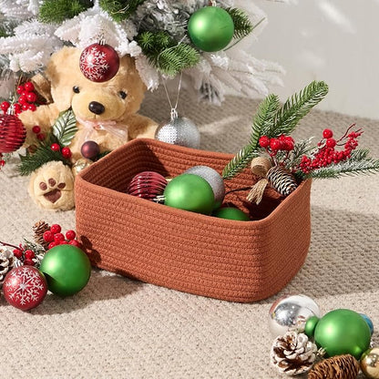 MiniArk Small Storage Baskets for Organizing | Closet Organizer Bins | Shelf