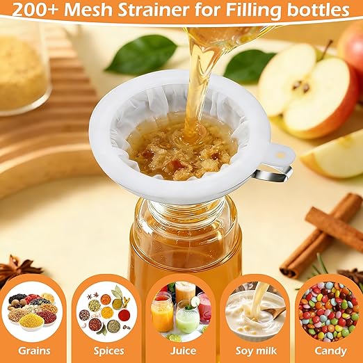 6 Pack Stainless Steel Canning Funnel